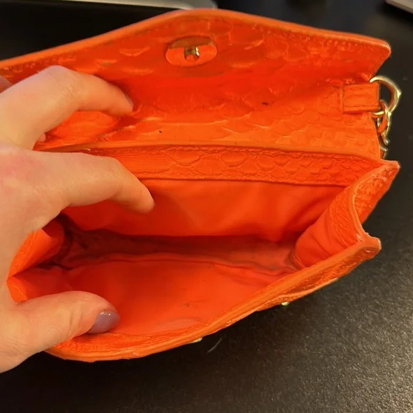 Rare orange Tory Burch purse - Picture 11 of 12